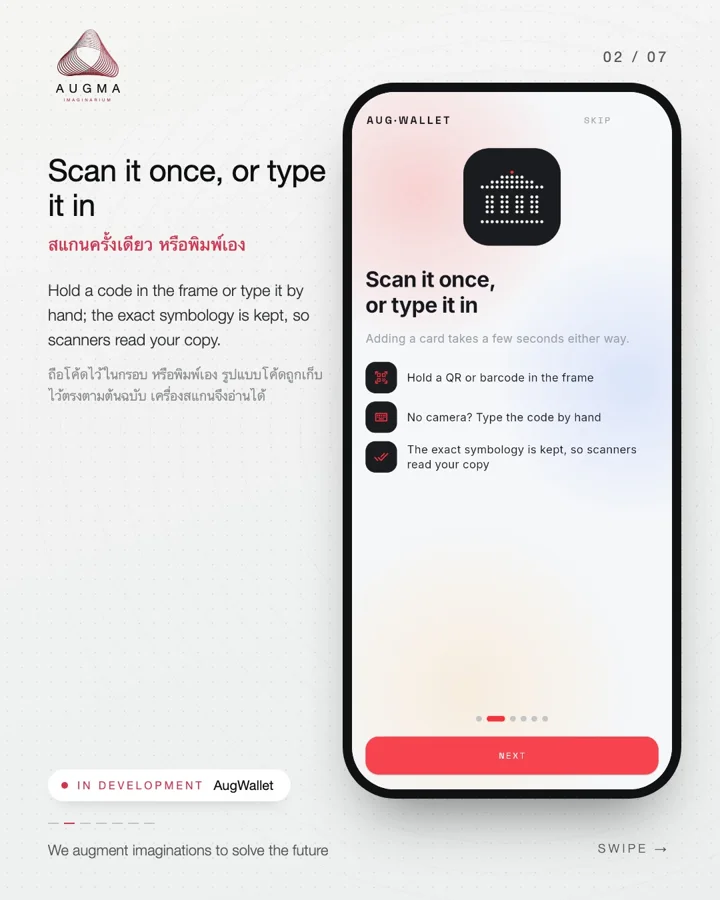 AugWallet, slide 2 of 7
