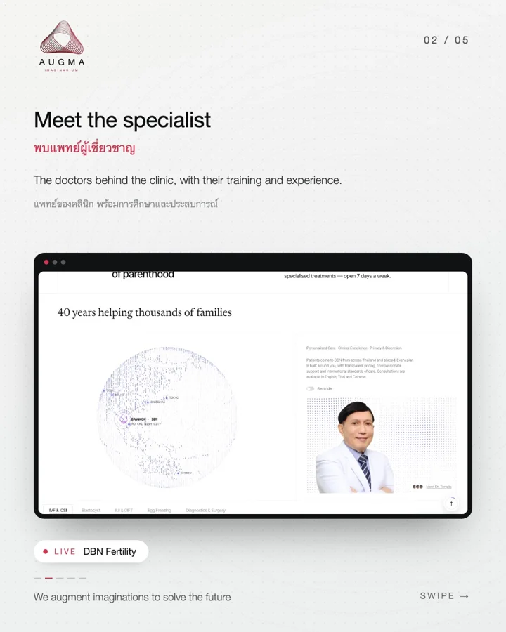 DBN Fertility website, slide 2 of 5